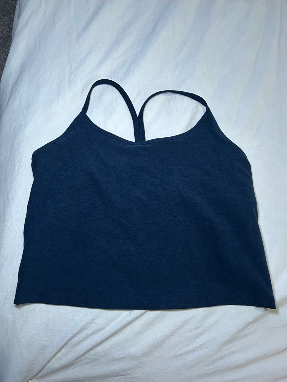 Beyond Yoga Navy Blue Strappy Tank Top